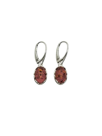 Orecchini Domar Donna Ambra in Argento Ambra AMBER-OR-14-280 - AMBER-OR-14-280
